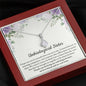 Unbiological Sister Petite Ribbon Necklace, Soul Sister Gift, Best Friend Gift