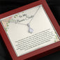 To My Bonus Sister Necklace, Bonus Sister Gift for Sister In Law, Future Sister In Law, Groom Sister Gift, Sister of the Groom Necklace