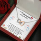 Christmas Gift for Pregnant Wife, First Time Mom Necklace, New Mom Forever Linked Necklace, Christmas Gift for Mom To Be