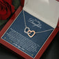 To My Daughter Necklace, Christmas Gift for Daughter from Dad, Daughter Gift from Dad, Daughter Necklace