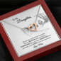 Gift For Daughter From Mom, Daughter Gift From Mom, Daughter Mother Necklace - Interlocking Hearts
