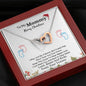 Christmas Gift for Pregnant Wife, First Time Mom Necklace, New Mom Forever Linked Necklace, Christmas Gift for Mom To Be