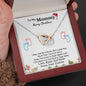 Christmas Gift for Pregnant Wife, First Time Mom Necklace, New Mom Forever Linked Necklace, Christmas Gift for Mom To Be