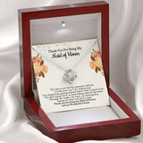 Maid of Honor Gift, Maid of Honor Necklace, Matron of Honor, Maid of Honor Thank You Gift, Thank You Gift From Bride