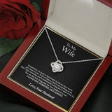 To My Wife Necklace, Anniversary Gift For Wife, Wife Birthday Gift, Wife Necklace, Christmas Gifts, Valentine's Day Gift
