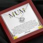To My Mum Necklace, Christmas Gift From Daughter, Sentimental Gifts For Mum