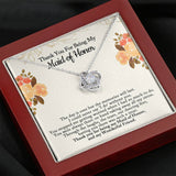 Maid of Honor Gift, Maid of Honor Necklace, Matron of Honor, Maid of Honor Thank You Gift, Thank You Gift From Bride