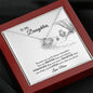 Gift For Daughter From Mom, Daughter Gift From Mom, Daughter Mother Necklace - Love Knot