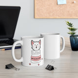 Antidepressant Funny Cat Mug, Coffee Mug for Cat Lovers, Gift for Cat Mom