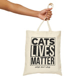 Cat Lives Matter. Adopt, Don't Shop Tote Bag, Cat Tote Bag, Shopping Bag, Gift for Cat Lovers