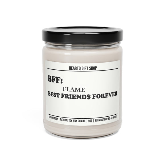 Best Flame Forever, Funny Gift Best Friend Gift, Funny Candles, Gifts for Her, Coworker Gift, Christmas Gift, Scented Soy Candle, 9oz