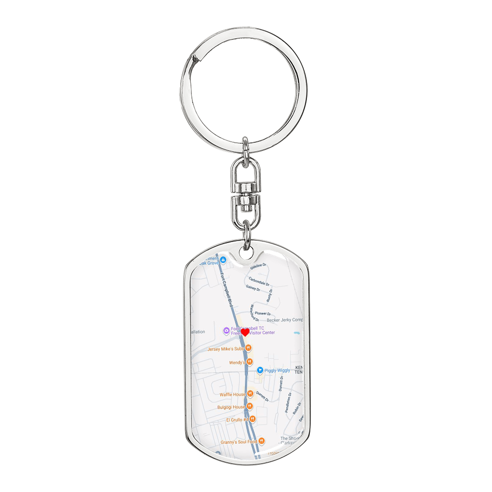 Custom Map Keychain, Where It All Began Custom Map Keychain, Our First Date Map Keychain, Personalized Anniversary Gift, First Anniversary Gift for Him, Valentines' Gift for Him