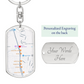 Custom Map Keychain, Where It All Began Custom Map Keychain, Our First Date Map Keychain, Personalized Anniversary Gift, First Anniversary Gift for Him, Valentines' Gift for Him