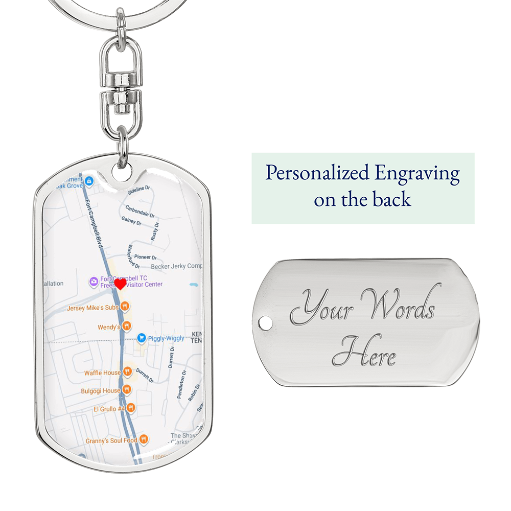 Custom Map Keychain, Where It All Began Custom Map Keychain, Our First Date Map Keychain, Personalized Anniversary Gift, First Anniversary Gift for Him, Valentines' Gift for Him