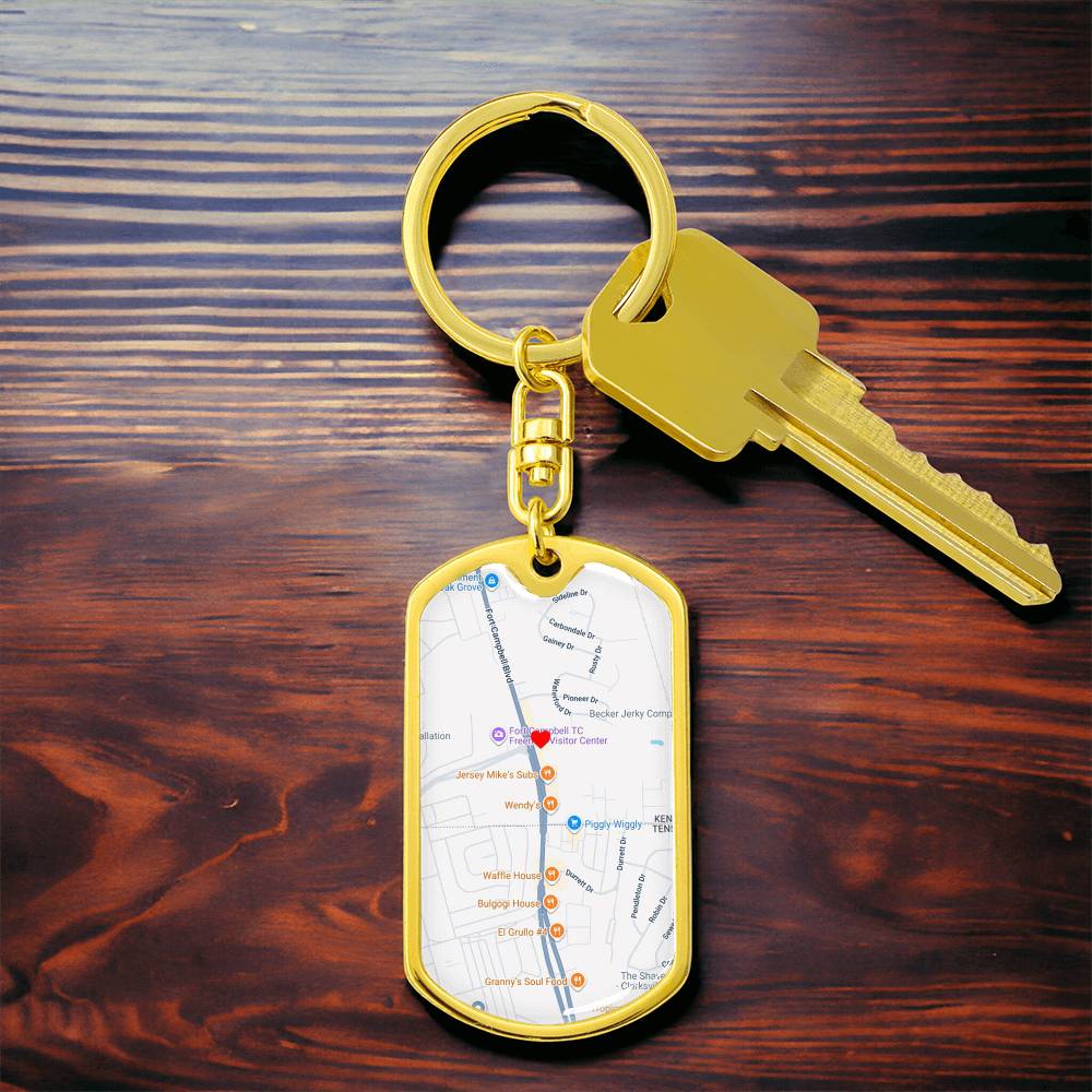 Custom Map Keychain, Where It All Began Custom Map Keychain, Our First Date Map Keychain, Personalized Anniversary Gift, First Anniversary Gift for Him, Valentines' Gift for Him