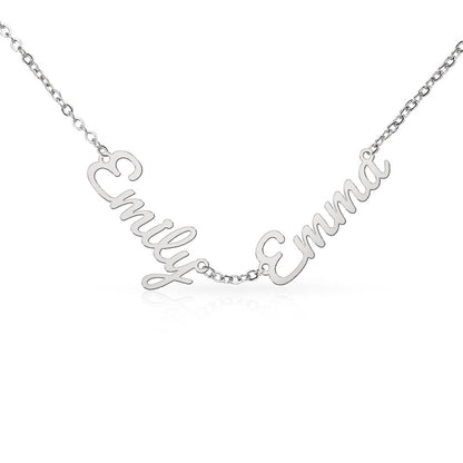 Personalized Multi Name Necklace for Mom, Custom Children Names Necklace, Mother’s Day Gift, Family Necklace