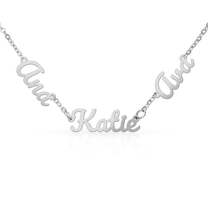 Personalized Multi Name Necklace for Mom, Custom Children Names Necklace, Mother’s Day Gift, Family Necklace