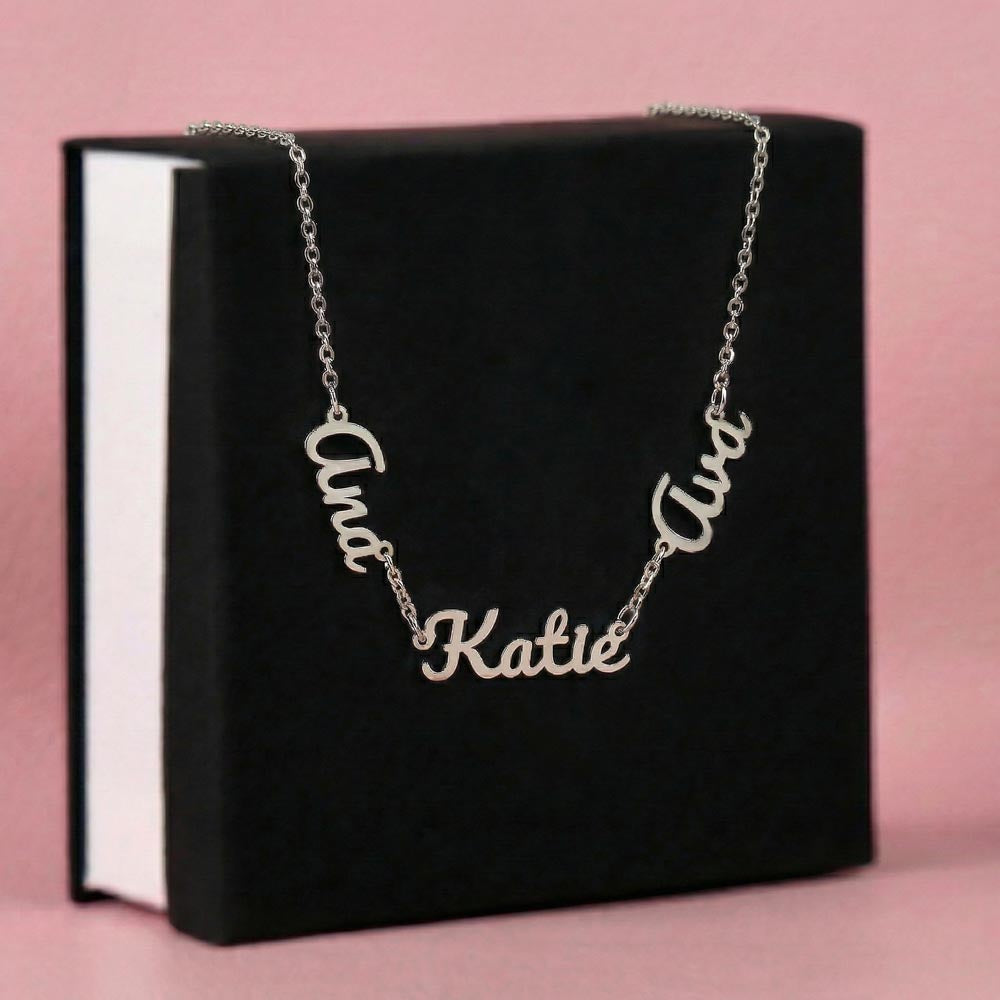 Personalized Multi Name Necklace for Mom, Custom Children Names Necklace, Mother’s Day Gift, Family Necklace