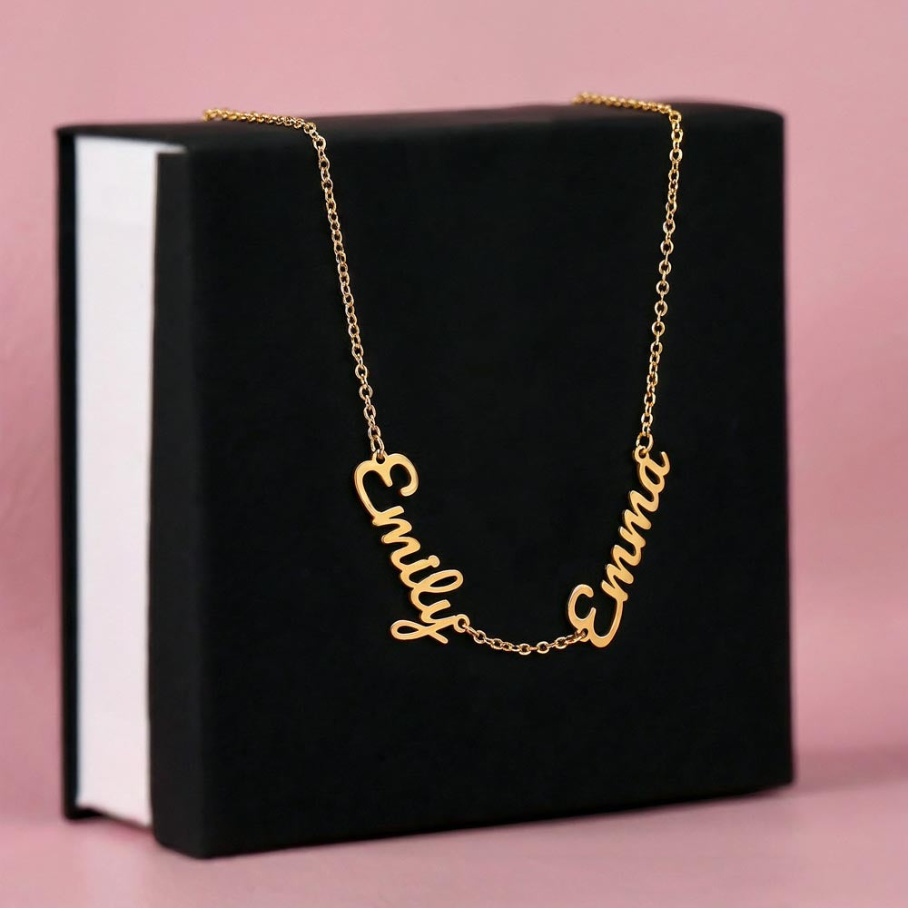 Personalized Multi Name Necklace for Mom, Custom Children Names Necklace, Mother’s Day Gift, Family Necklace