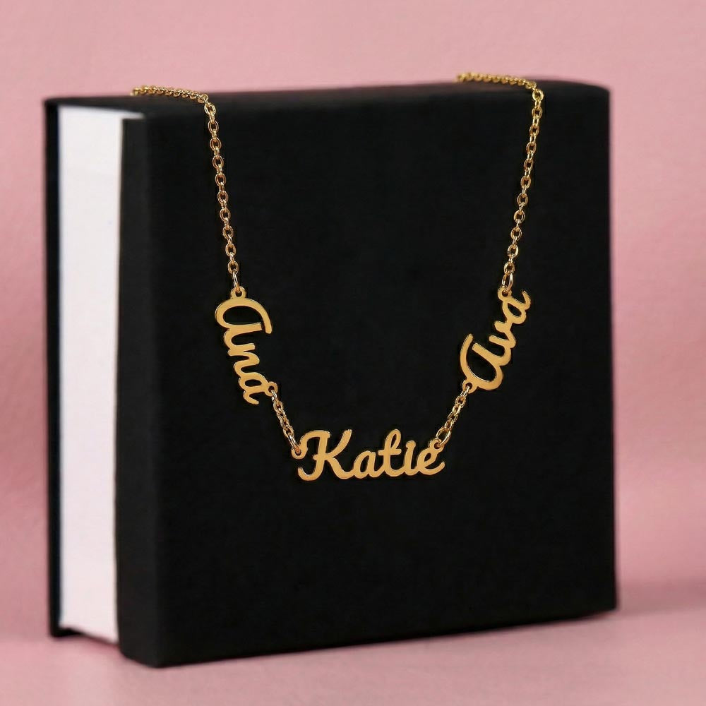 Personalized Multi Name Necklace for Mom, Custom Children Names Necklace, Mother’s Day Gift, Family Necklace