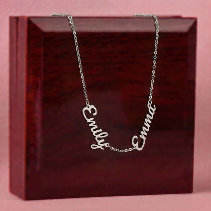 Personalized Multi Name Necklace for Mom, Custom Children Names Necklace, Mother’s Day Gift, Family Necklace