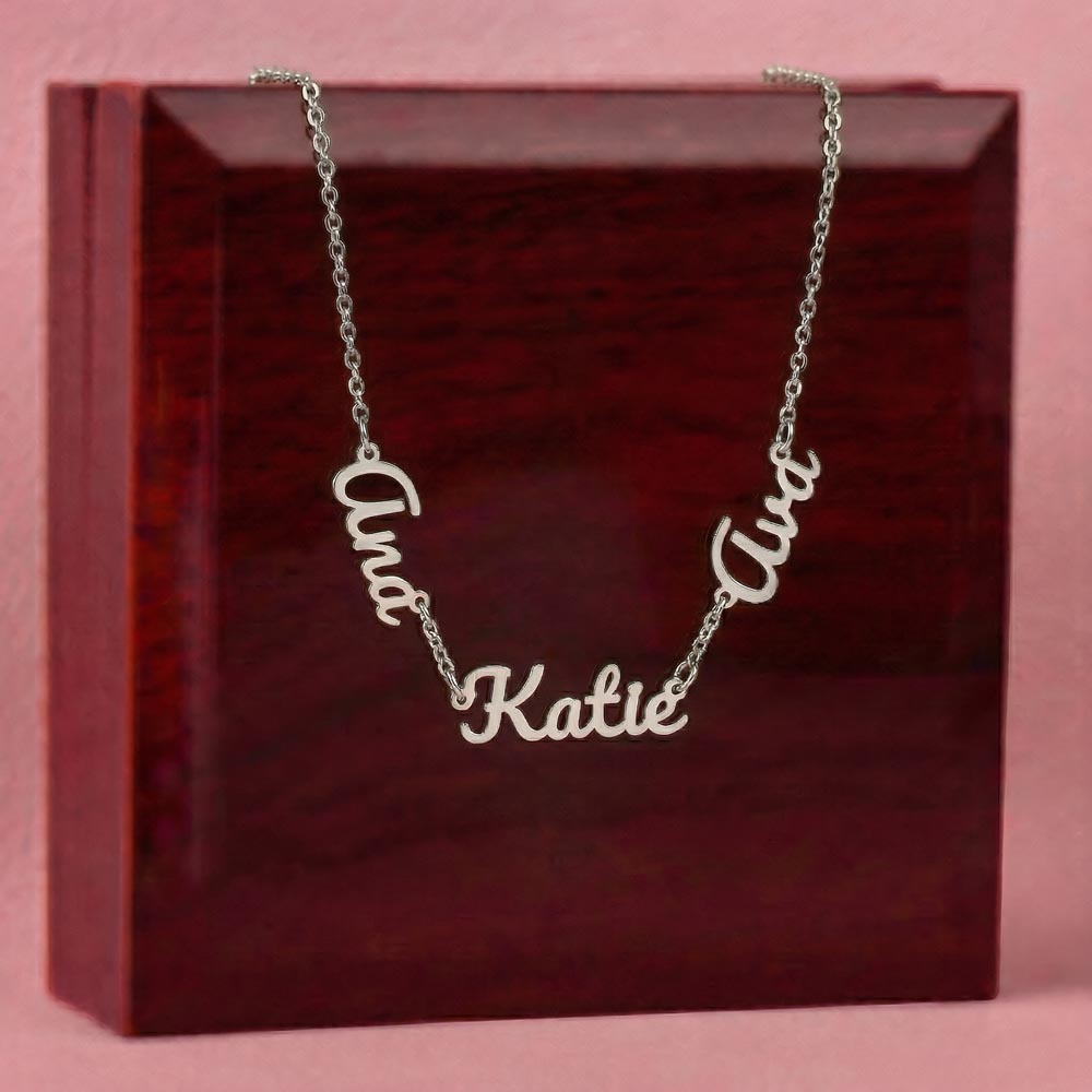 Personalized Multi Name Necklace for Mom, Custom Children Names Necklace, Mother’s Day Gift, Family Necklace