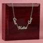 Personalized Multi Name Necklace for Mom, Custom Children Names Necklace, Mother’s Day Gift, Family Necklace