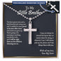 Little Brother Gift, Gift for Little Brother from Sister, Little Brother Birthday Gift - Ball Chain