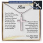 To Our Son on His Wedding Day, Parents to Son Wedding Gift, Gift for Son from Mom & Dad, Wedding Gift for Son, Gift for Son on Wedding Day - Ball Chain
