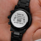 Bonus Dad - Engraved Watch Gift, Fathers Day Gift for Step Dad, Gift For Stepdad