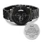 Dad Engraved Watch Gift from Daughter, "I will always be your little girl" Engraved Watch Gift for Dad, Dad Birthday Gift, Christmas Gifts