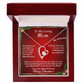 Christmas Gift for Mom – Heart Necklace, I Will Always Be Your Little One