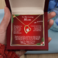 Christmas Gift for Mom – Heart Necklace, I Will Always Be Your Little One