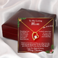 Christmas Gift for Mom – Heart Necklace, I Will Always Be Your Little One