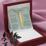 Christmas Gift for Son – Personalized Engraved Stick Necklace from Mom or Dad