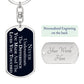 Thank You Keychain, Never Estimate The Difference You Made, Thank You Gift, Appreciation Gift, Retirement Gift