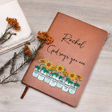 God Says You Are Personalized Journal, Bible Study Journal, Christian Gifts for Women, Religious Gifts, Unique Birthday Gift