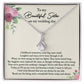 Sister Wedding Gift from Bride, Sister of the Bride Necklace, Sister Wedding Gift, Thank you Gift to Sister Maid of Honor, Matron of Honor