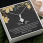 Thank You Gift Necklace, Thank You Gift for Her, Thank You Gift, Thank You From The Bottom Of My Heart, Thank You Keepsake