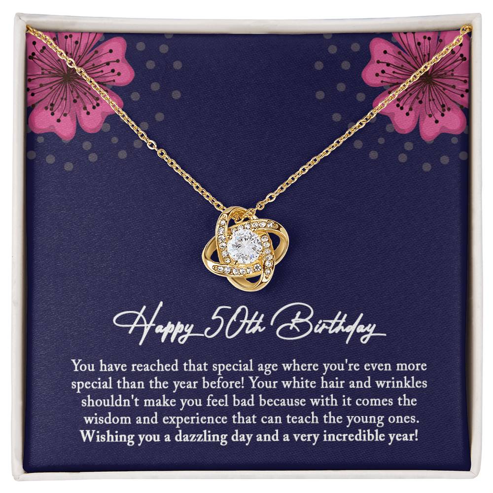 50th Birthday Gift for Mom, 50th Birthday Gift for Sister, 50th Birthday Gift for Her, Jewelry Gift For 50th Birthday Woman