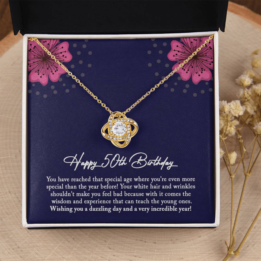 50th Birthday Gift for Mom, 50th Birthday Gift for Sister, 50th Birthday Gift for Her, Jewelry Gift For 50th Birthday Woman