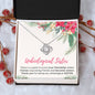 Unbiological Sister Necklace, Soul Sister Gift, Unbiological Sister Gift, Christmas Gift for Unbiological Sister