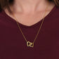 Christmas Gift for Mom from Son – Interlocking Hearts Necklace, Mother and Son Jewelry Gift