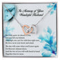 Loss Of Husband, Husband Memorial Gift, Husband Remembrance Necklace, Condolence Gift, Bereavement Gift, Sorry For Your Loss