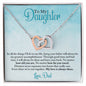 Gift For Daughter from Dad, Daughter Necklace, Daughter Birthday Gift from Dad, Daughter Graduation, Christmas Gift for Daughter