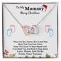 Christmas Gift for Pregnant Wife, First Time Mom Necklace, New Mom Forever Linked Necklace, Christmas Gift for Mom To Be