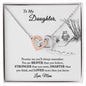 Gift For Daughter From Mom, Daughter Gift From Mom, Daughter Mother Necklace - Interlocking Hearts