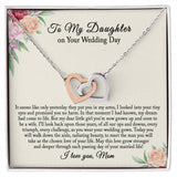 Daughter Wedding Gift from Mom, Bride Gift from Mom, Daughter Wedding Day Necklace, Wedding Gift for Daughter, Gift for Bride from Mother