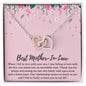 Mother-In-Law Necklace: Mother-In-Law, Mother-In-Law Gift, To My Mother-In-Law, Interlocking Hearts, Mother's Day Gift for Mother In Law