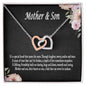 Mother and Son Necklace, Mother's Day Gift for Mom from Son, Mom Birthday Gift from Son, Mom Necklace, Mother's Day Gift